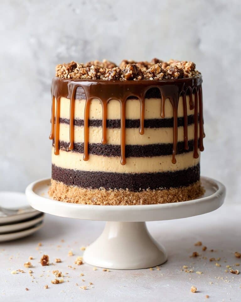 Caramel Toffee Crunch Cake Recipe