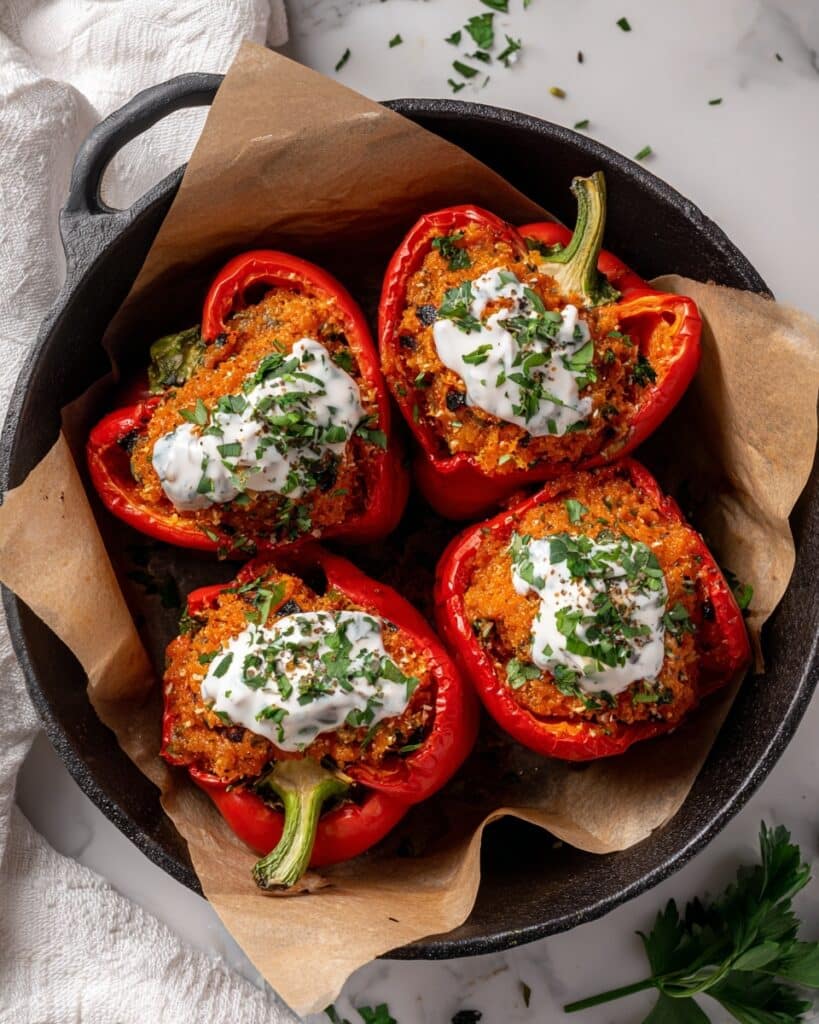 Buffalo Chicken Stuffed Peppers Recipe