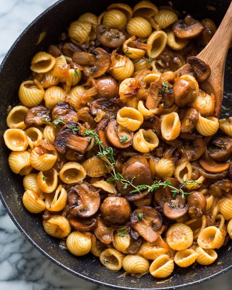One Pot French Onion Pasta Recipe