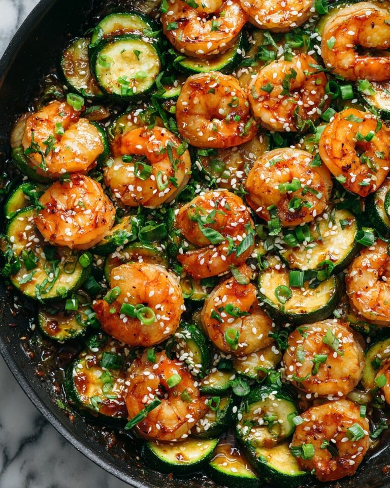 Shrimp and Zucchini Stir Fry with Homemade Teriyaki Recipe