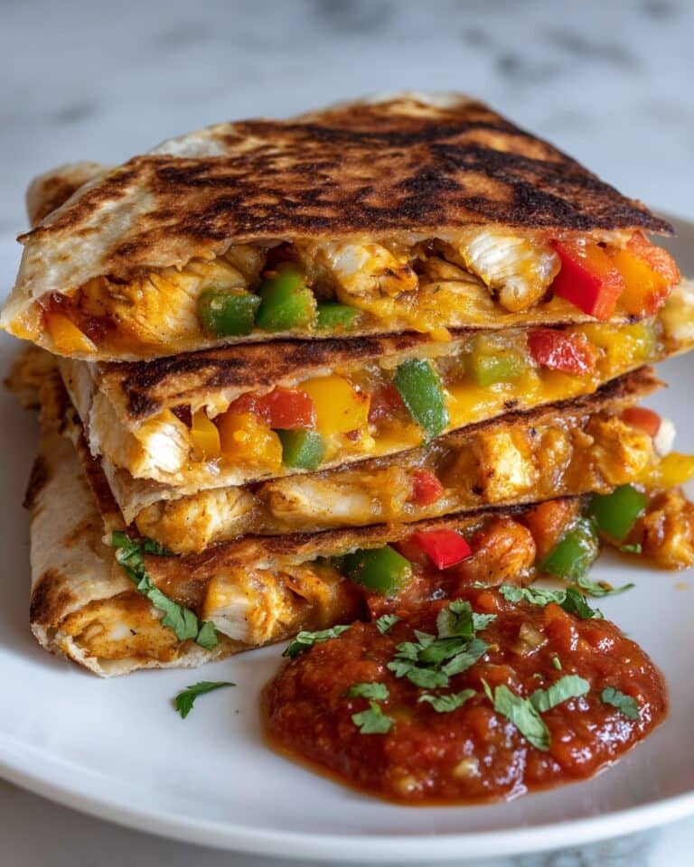 Chicken Fajita Quesadillas Recipe