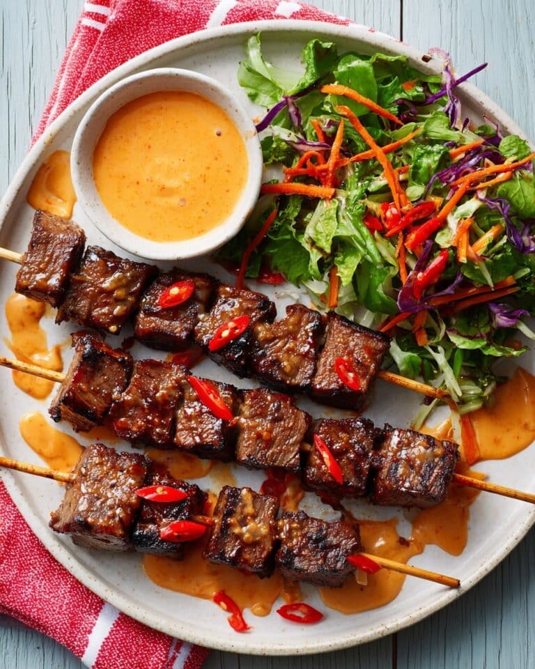 Firecracker Chicken Kabobs with Colorful Vegetables Recipe