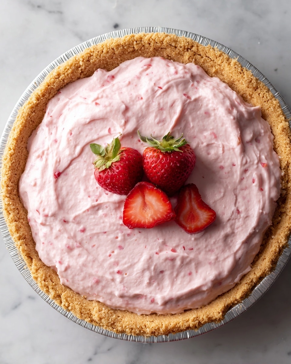 Strawberry Icebox Pie Recipe - Recipe Image