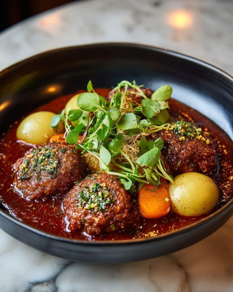 Frying Pan Meatball Hotpot Recipe
