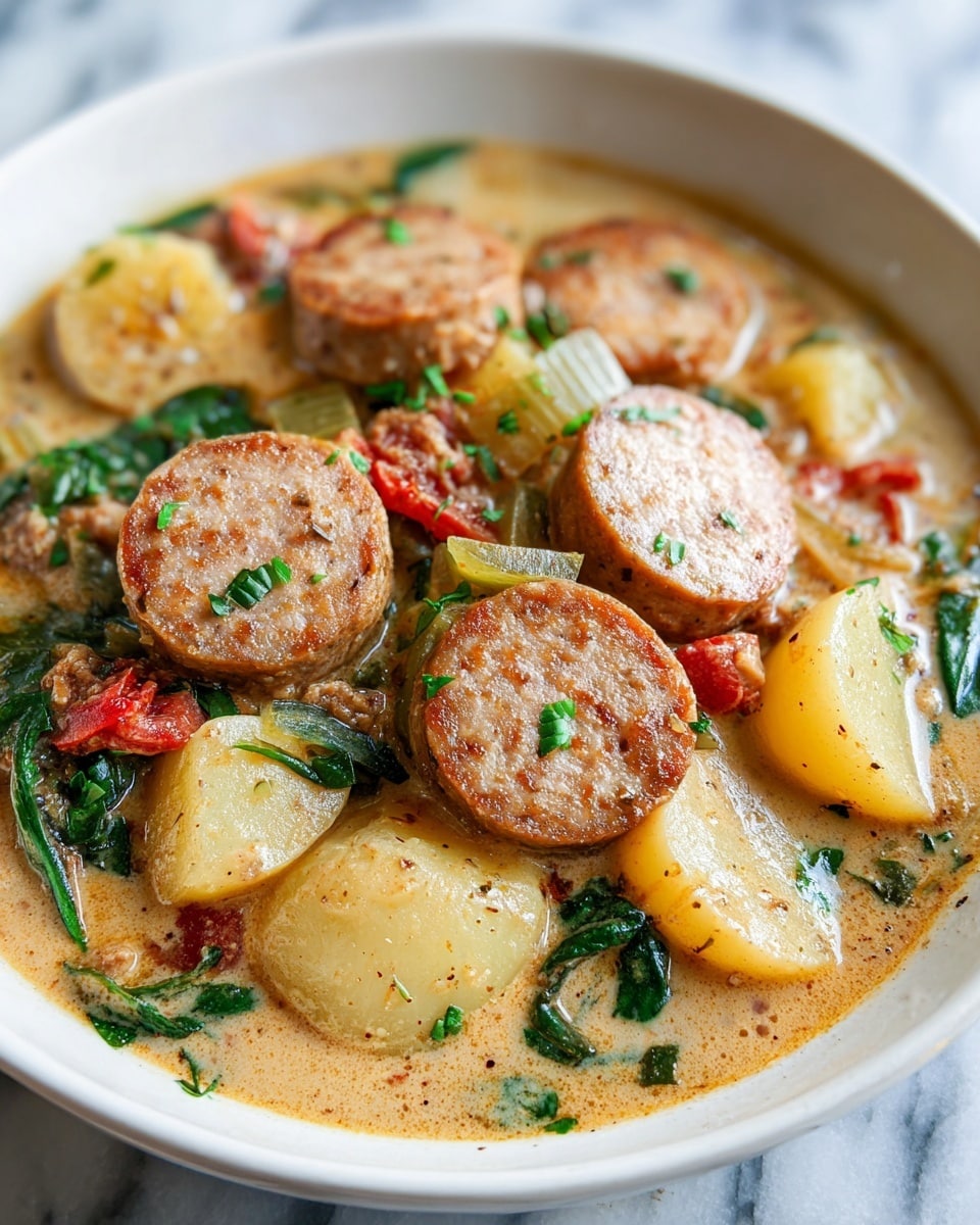 Sausage and Kale Navy Bean Soup Recipe - Recipe Image