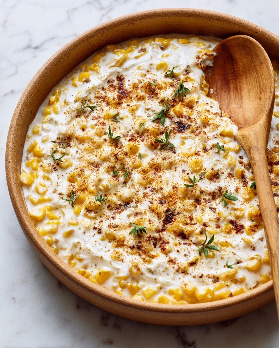 Steakhouse Creamed Corn Recipe - Recipe Image