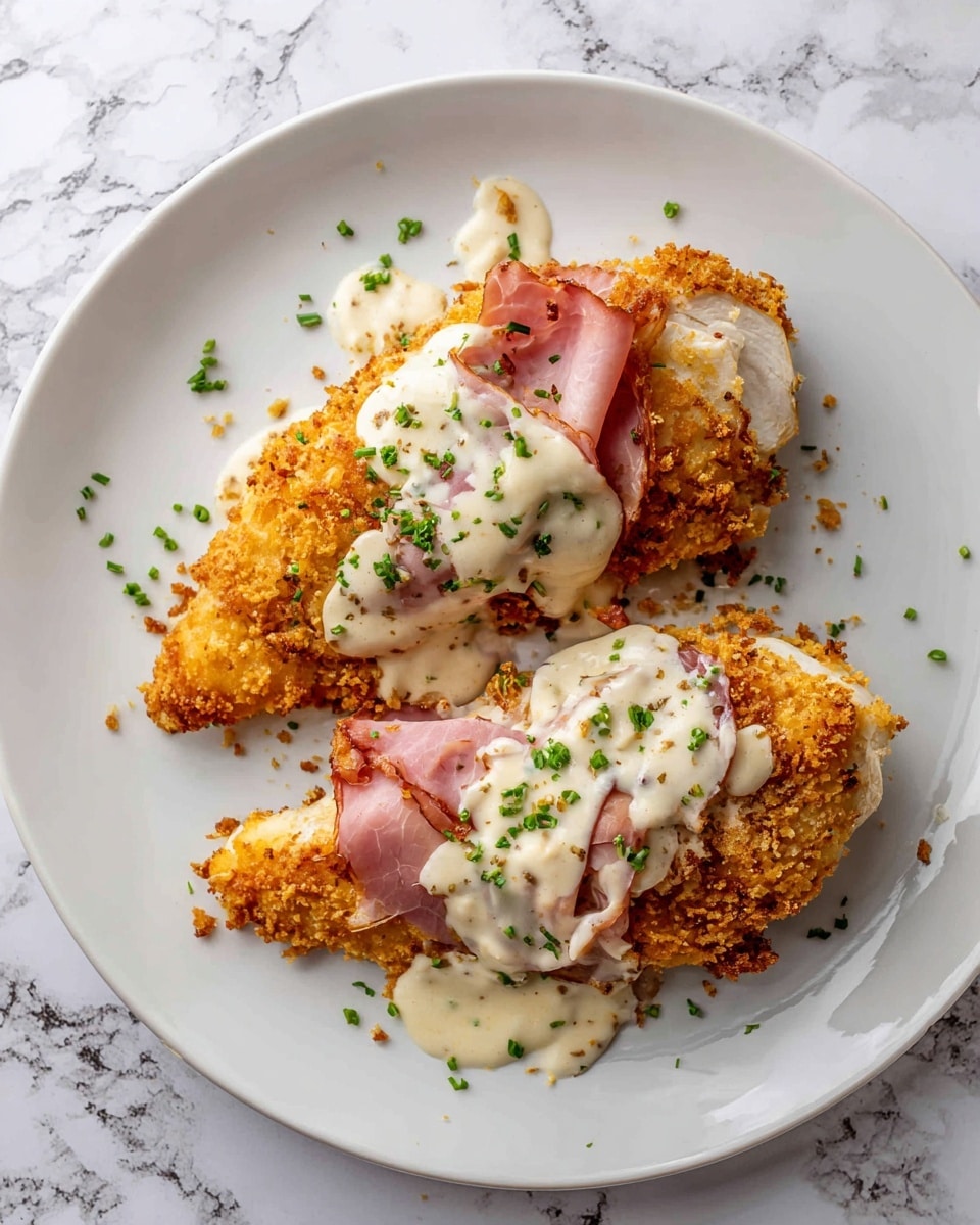 Skillet Chicken Cordon Bleu Recipe - Recipe Image