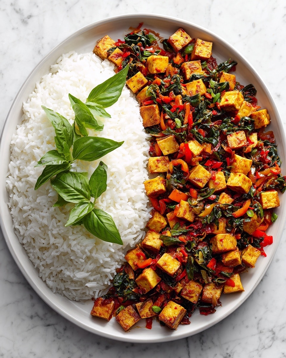 Thai Basil Tofu Recipe - Recipe Image