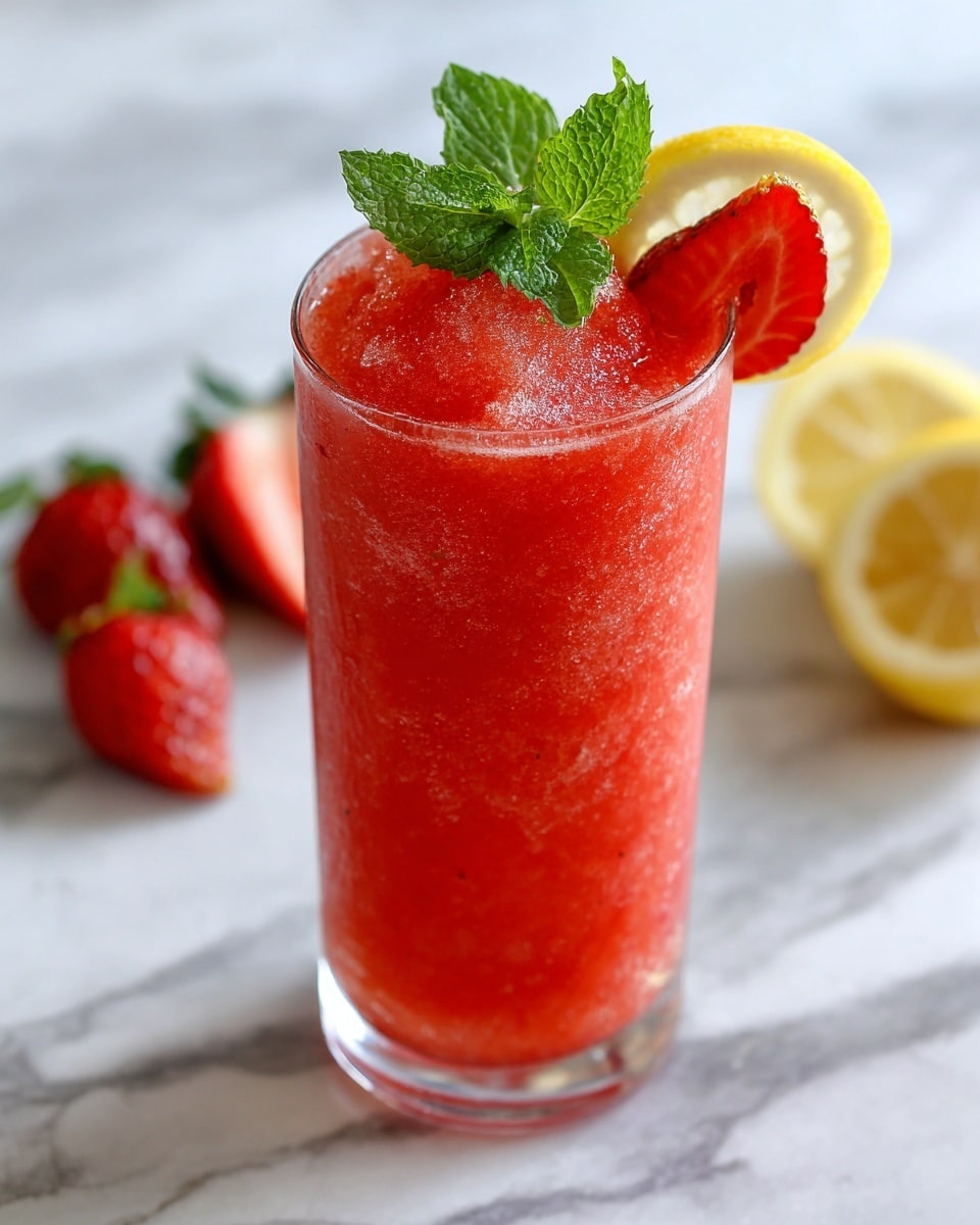 Frozen Strawberry Lemonade: The Ultimate Refreshing Summer Drink Recipe - Recipe Image