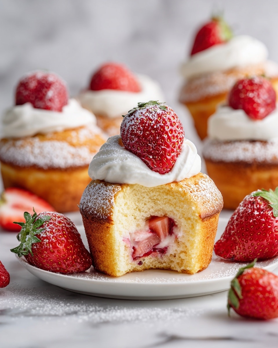 Cream Cheese Strawberry Muffins: A Deliciously Moist Recipe You’ll Love Recipe - Recipe Image
