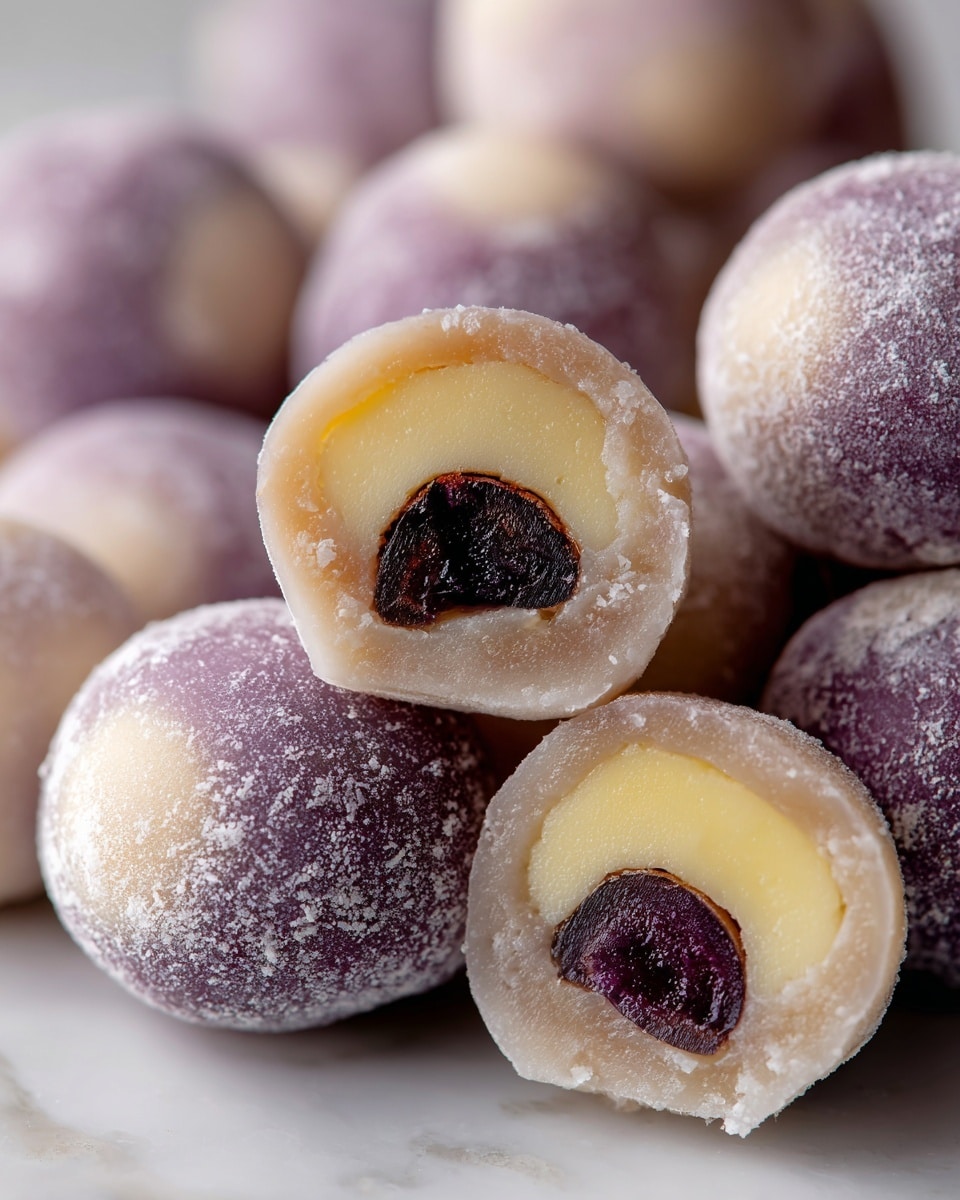 White Chocolate Blueberry Truffles Recipe - Recipe Image