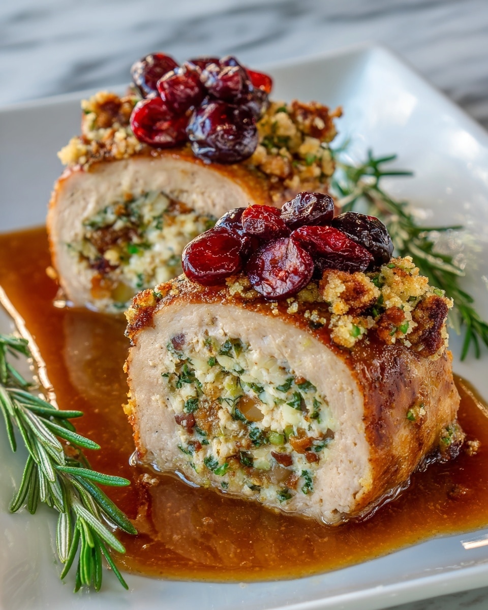 Turkey & Stuffing Roll-Ups Recipe - Recipe Image