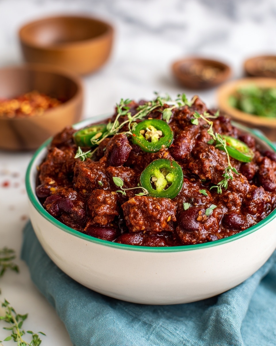 Short Rib and Chorizo Chili Recipe - Recipe Image