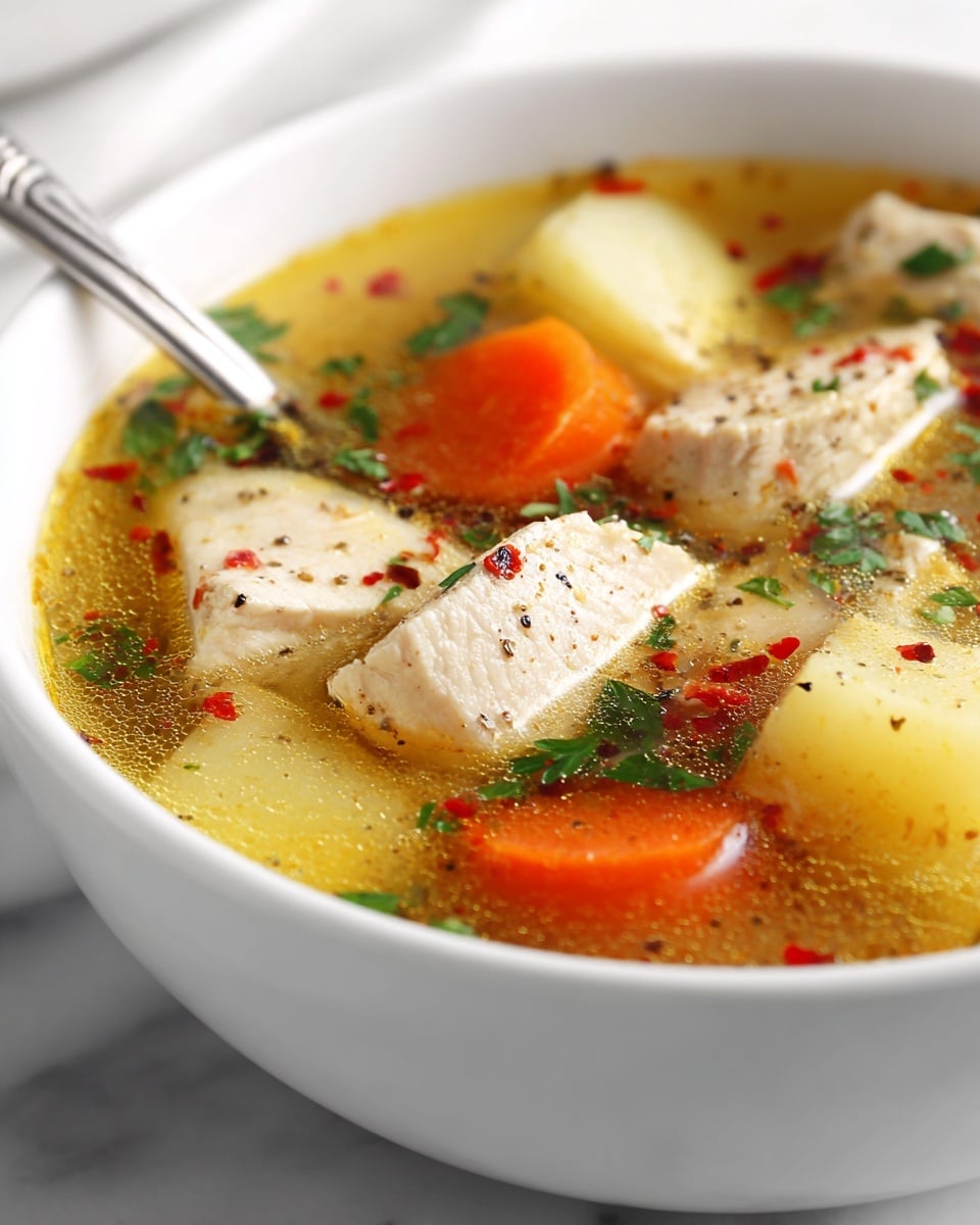 Anti-Inflammatory Turmeric Chicken Soup Recipe - Recipe Image