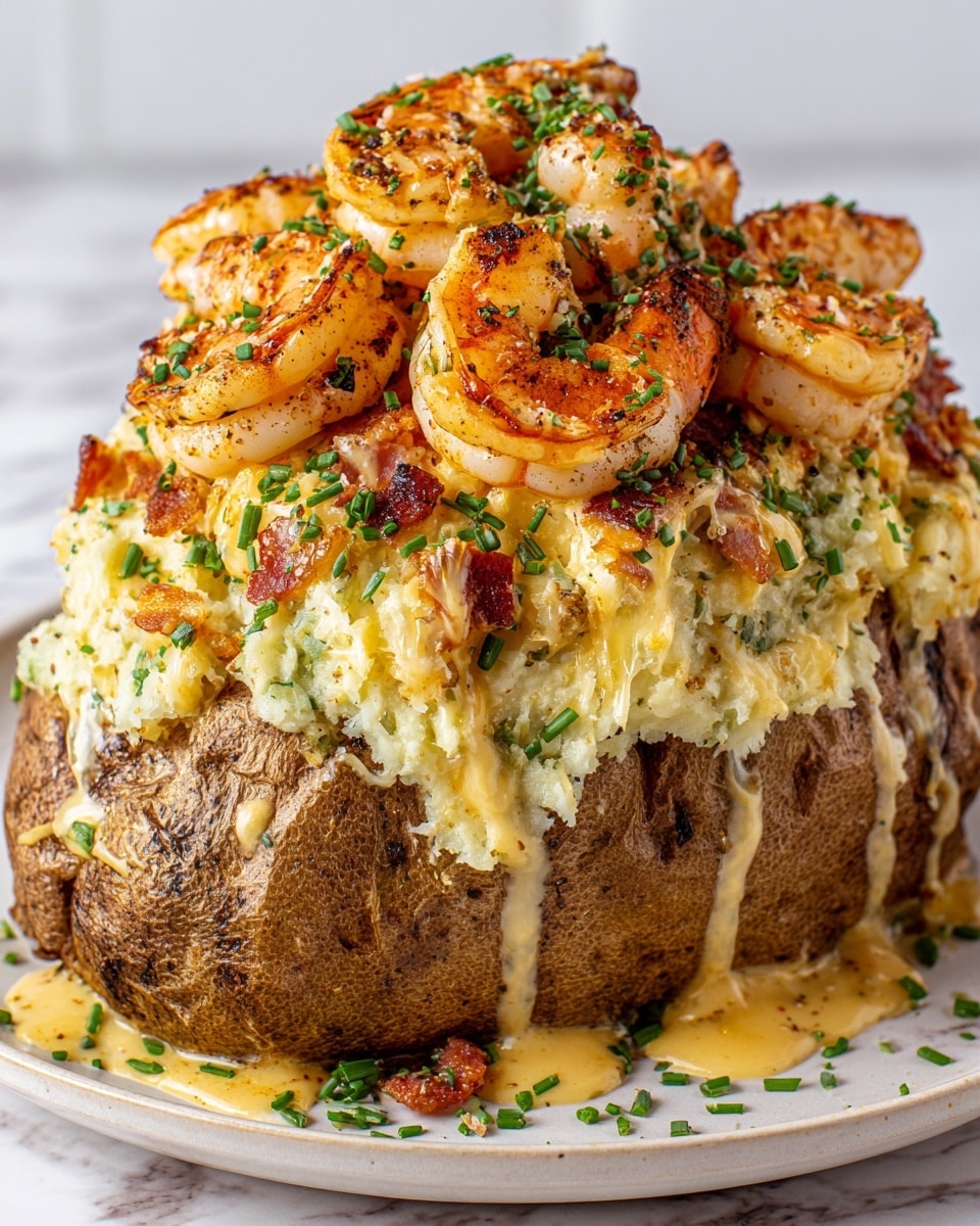 Loaded Shrimp Baked Potato Recipe - Recipe Image