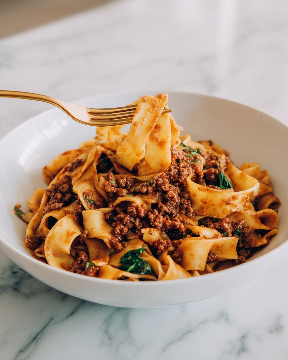 One-Pot Beef Ragu Pasta Recipe - Recipe Image