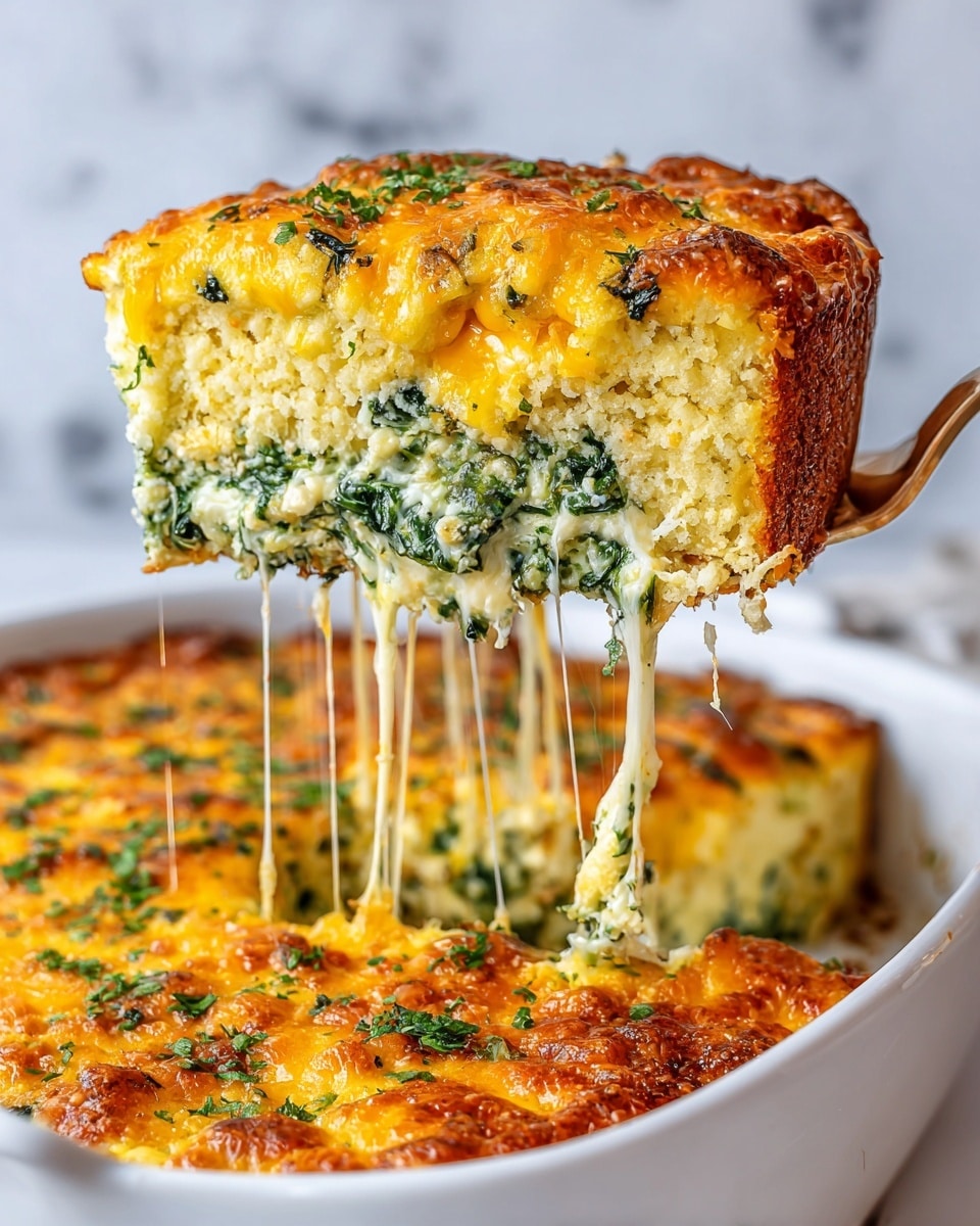 Spinach and Cheese Casserole Recipe - Recipe Image