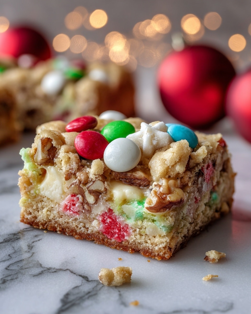 Christmas Cookie Bars Recipe - Recipe Image