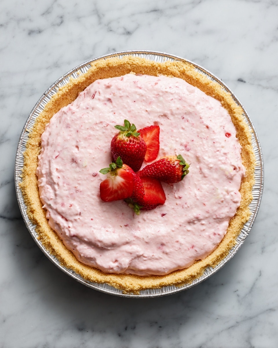 Strawberry Icebox Pie Recipe - Recipe Image