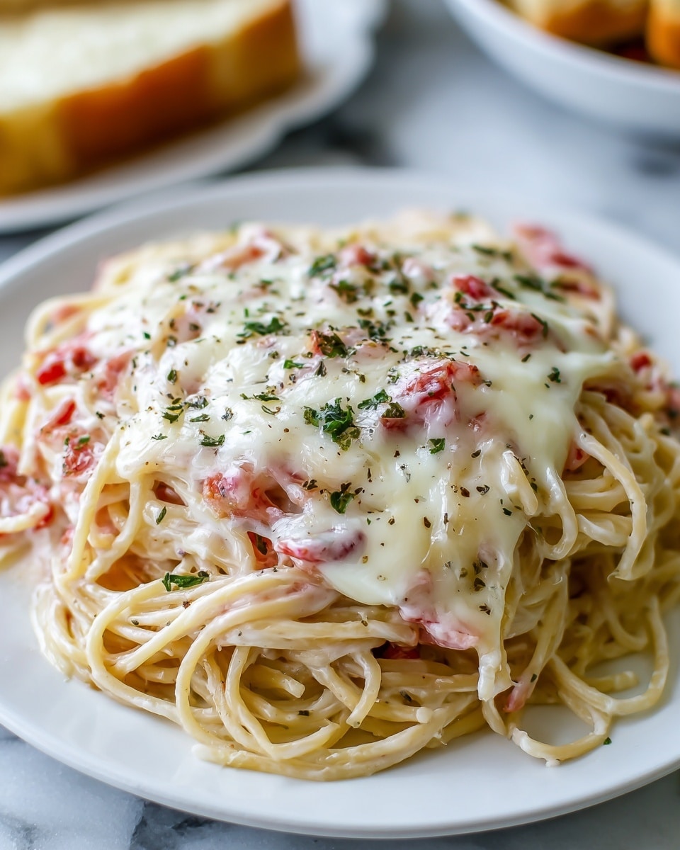 Million Dollar Spaghetti Alfredo Recipe - Recipe Image