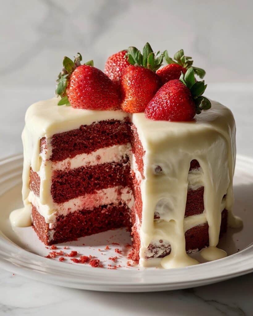 Strawberry Lemonade Cake Recipe