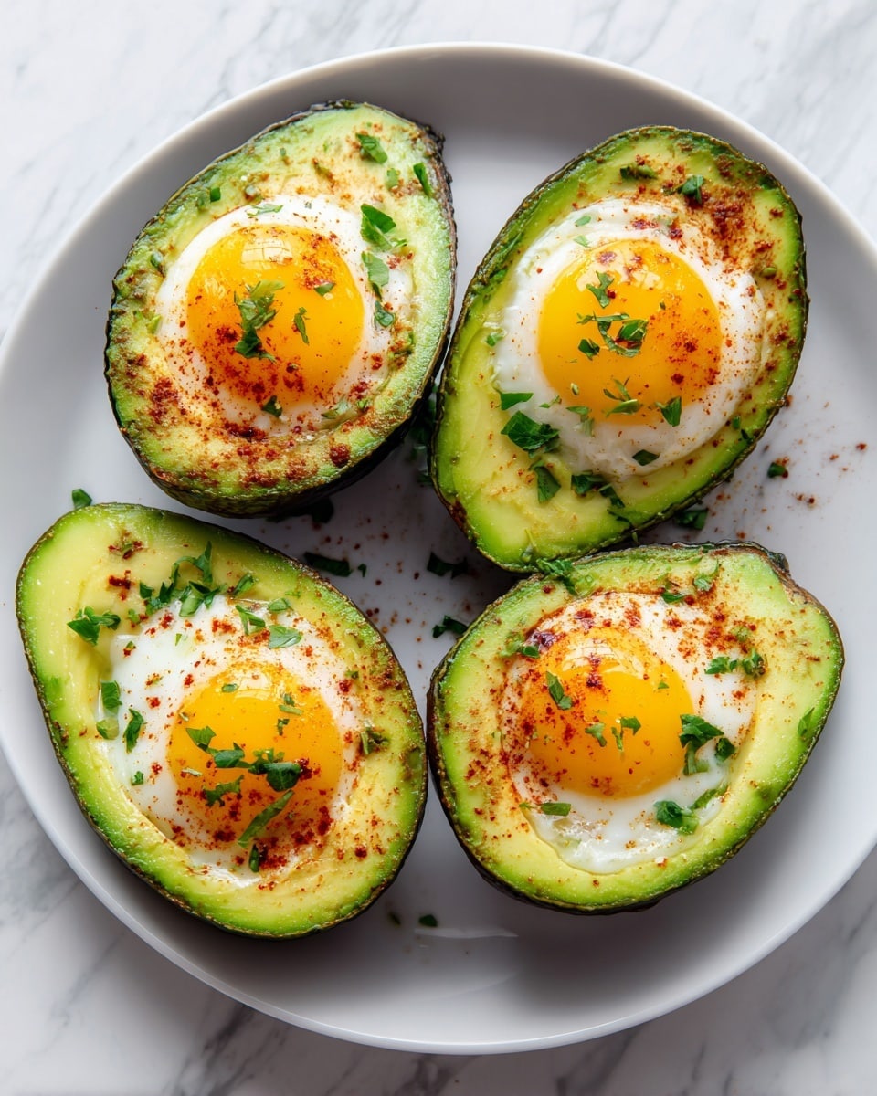 Air Fryer Avocado Eggs Recipe - Recipe Image