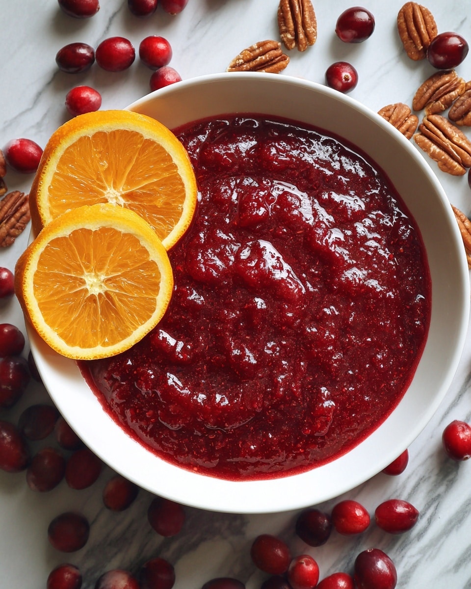 Cherry Cranberry Relish with Jello Recipe - Recipe Image