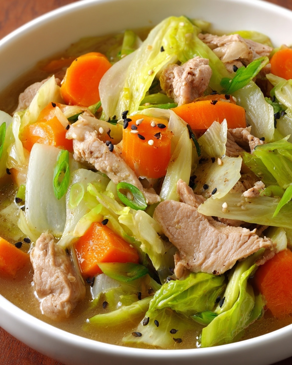 Chinese Chicken Cabbage Stir-Fry Recipe - Recipe Image