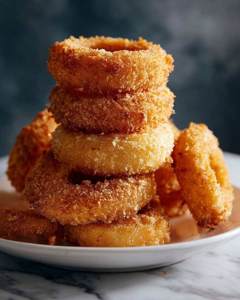 Mighty and Crispy Fried Onion Rings Recipe - Recipe Image