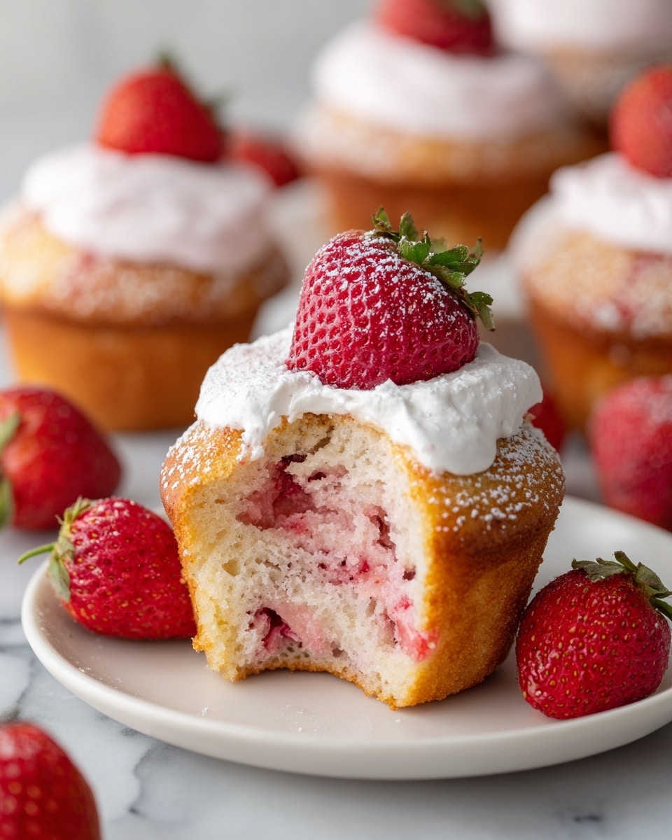 Cream Cheese Strawberry Muffins: A Deliciously Moist Recipe You’ll Love Recipe - Recipe Image