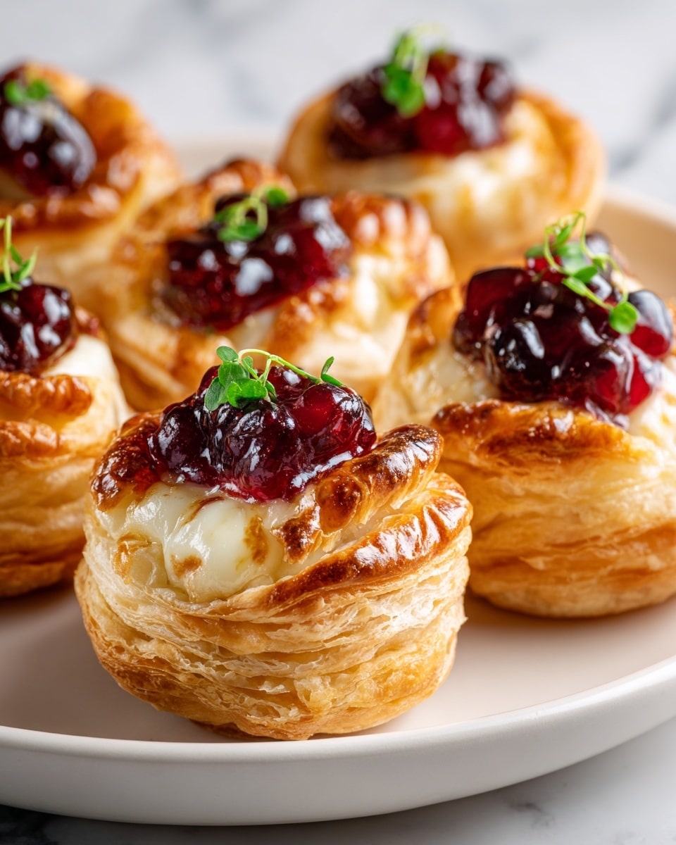 Cranberry Brie Bites Recipe - Recipe Image
