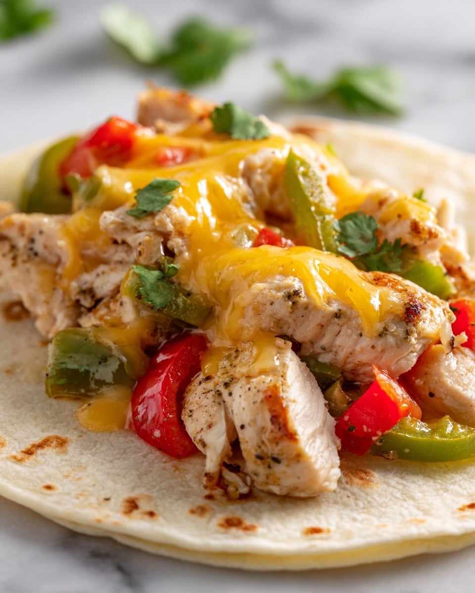 Chicken Fajita Melts Recipe - Recipe Image