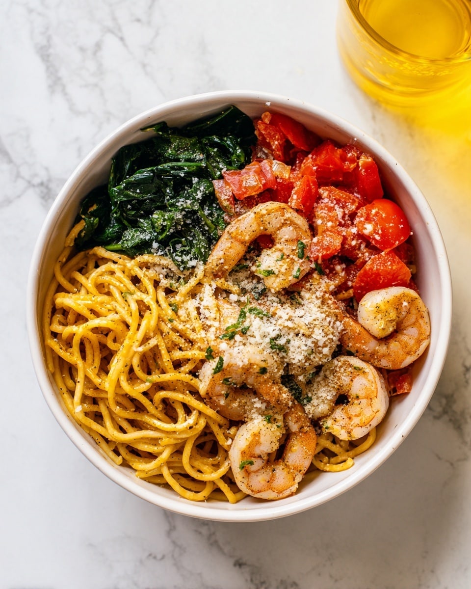 Lightened Creamy Cajun Shrimp Pasta Recipe - Recipe Image