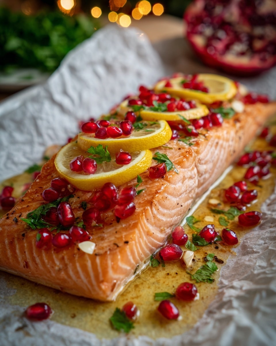 Christmas Baked Salmon Recipe - Recipe Image