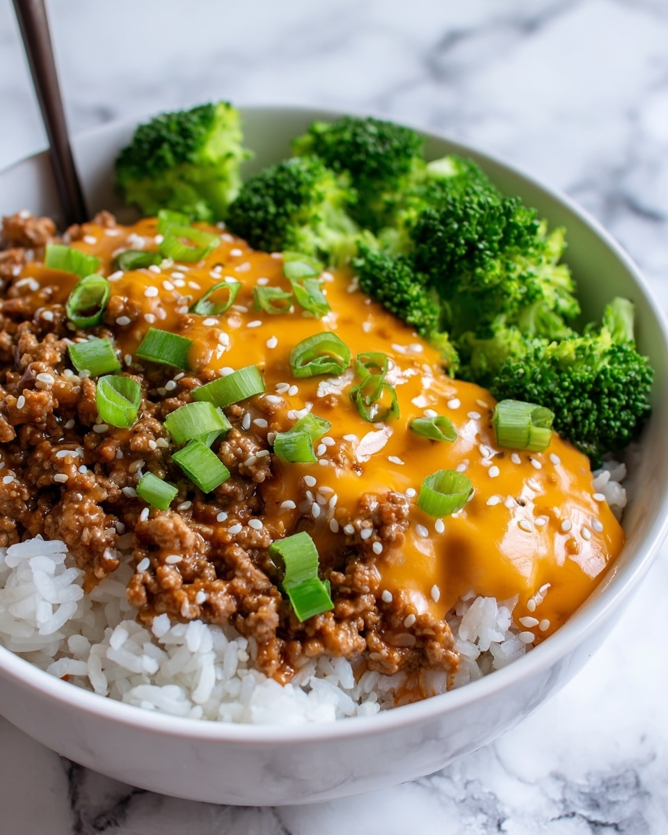 Teriyaki Ground Beef & Broccoli Bowl Recipe - Recipe Image