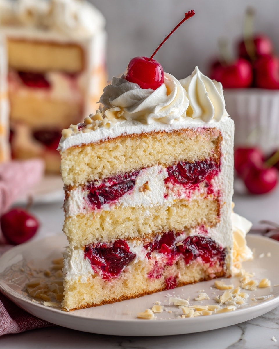 White Forest Cake Recipe - Recipe Image