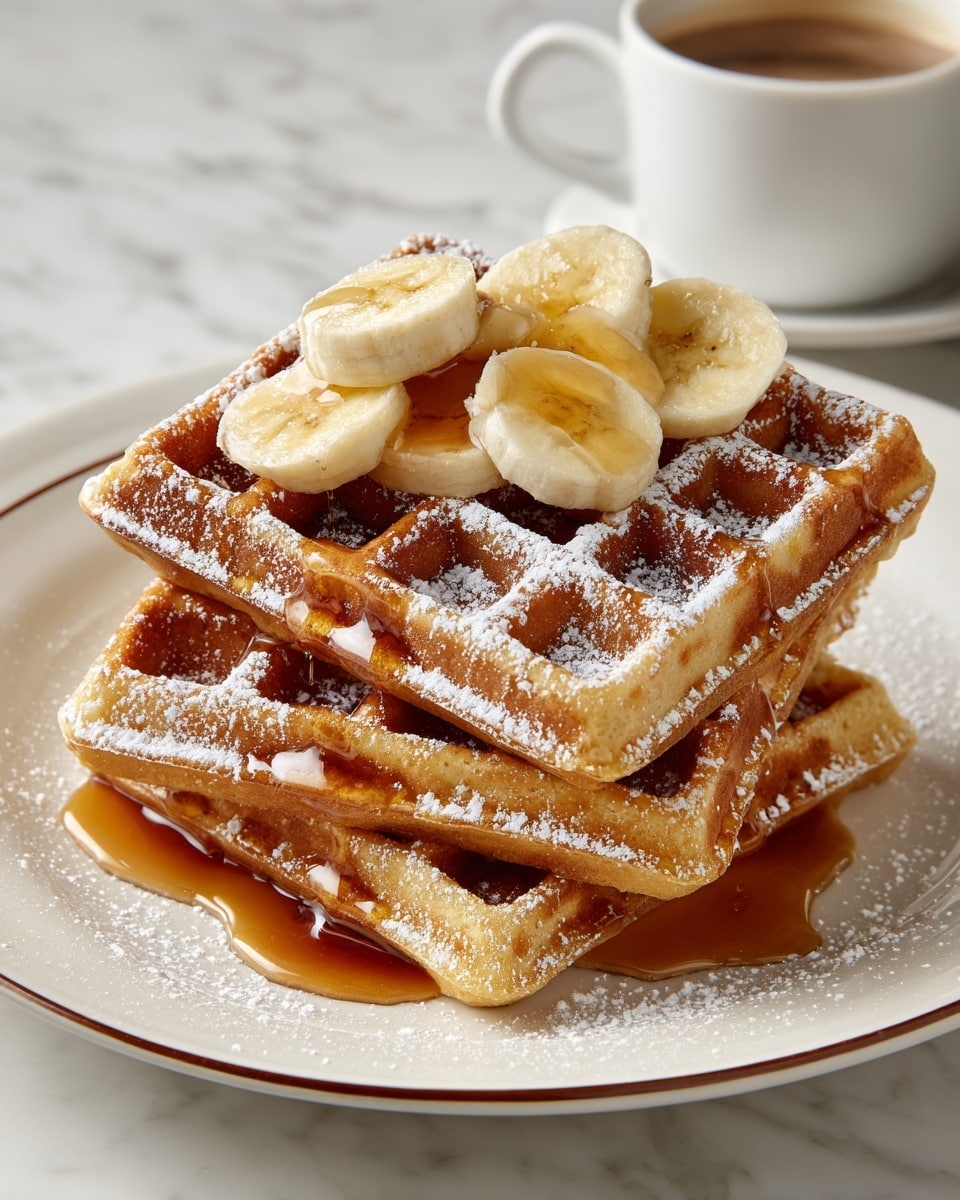 TikTok-Inspired Cloud Waffles Recipe - Recipe Image