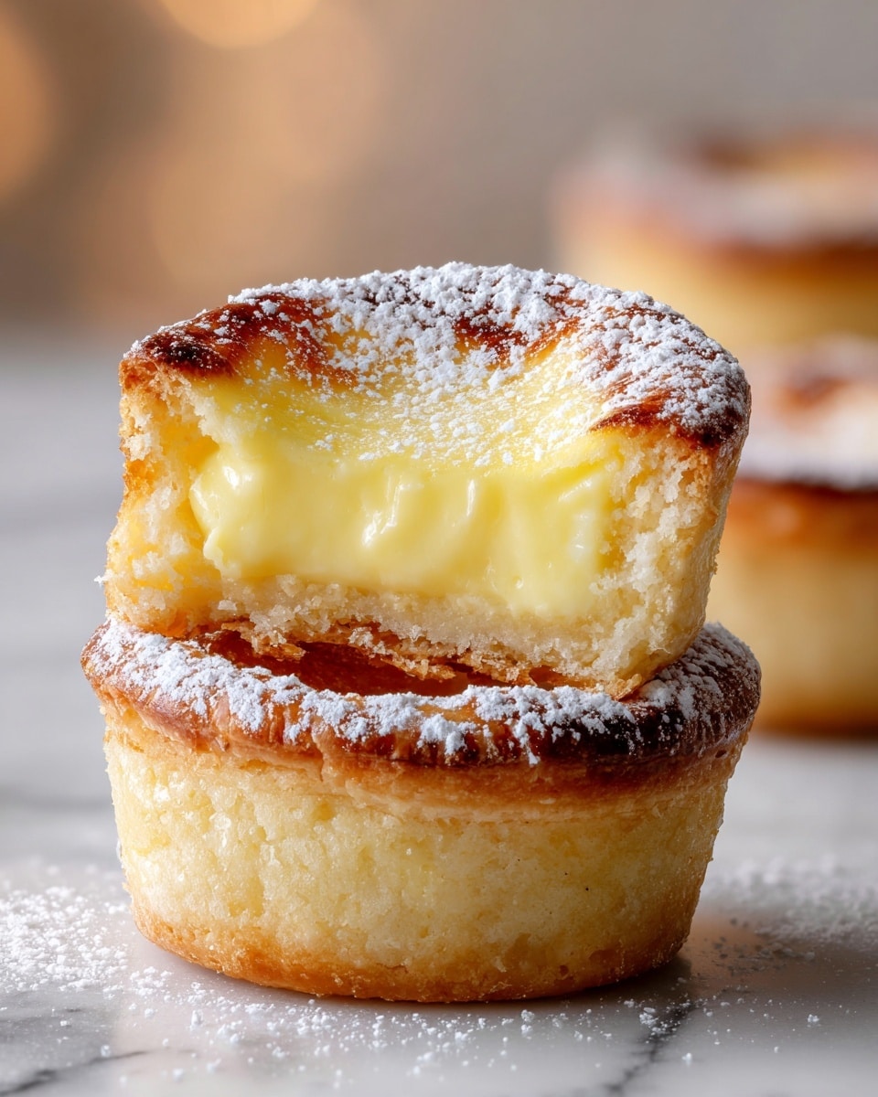 Baby Lemon Impossible Pies Recipe - Recipe Image
