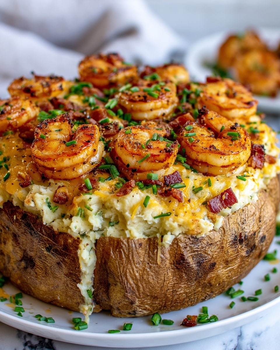 Loaded Shrimp Baked Potato Recipe - Recipe Image