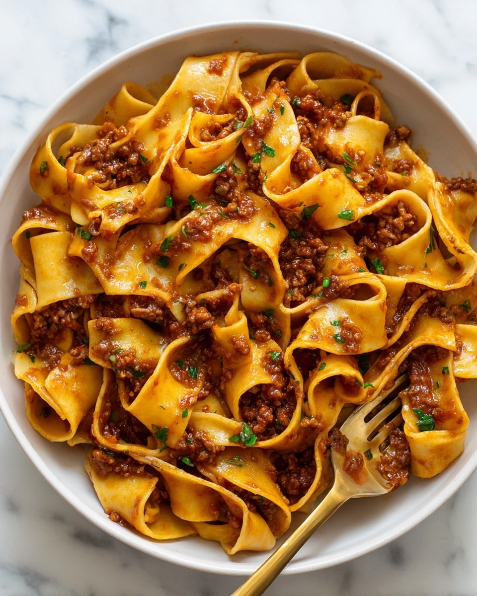 One-Pot Beef Ragu Pasta Recipe - Recipe Image