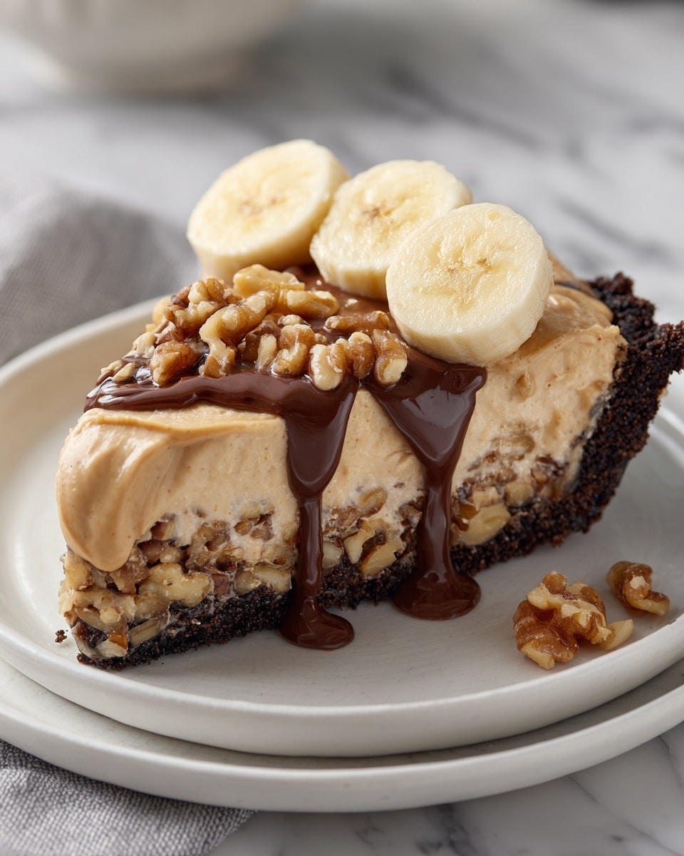 Banana Caramel Nut Cheesecake Recipe - Recipe Image