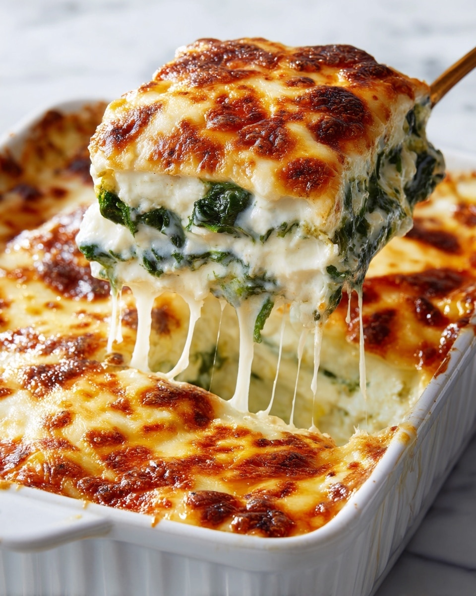 Spinach and Cheese Casserole Recipe - Recipe Image