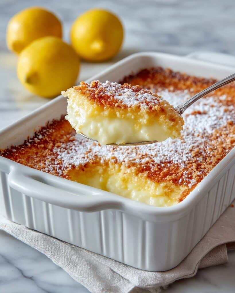 Lemon Cream Cheese Dump Cake Recipe