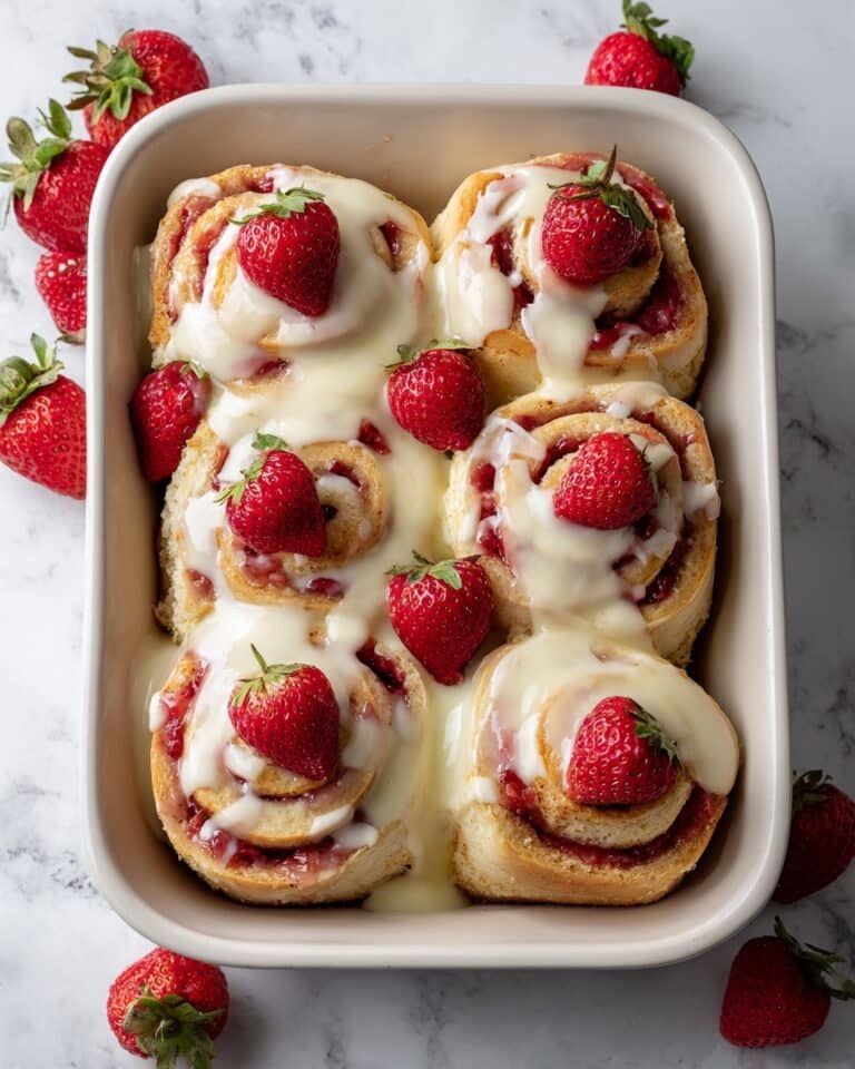Strawberry Cheesecake Cinnabon Rolls Recipe