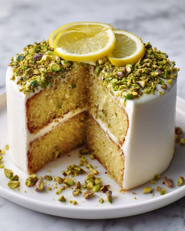 Lemon Pistachio Cake Recipe
