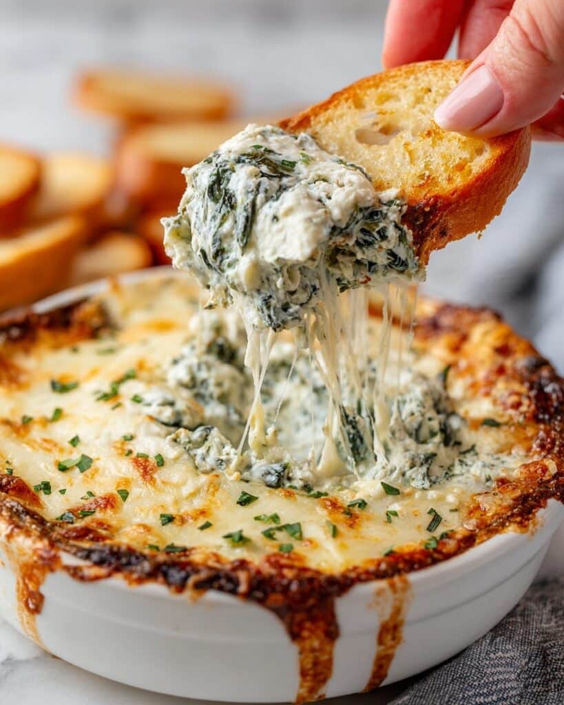 Hot Spinach Artichoke Dip Recipe