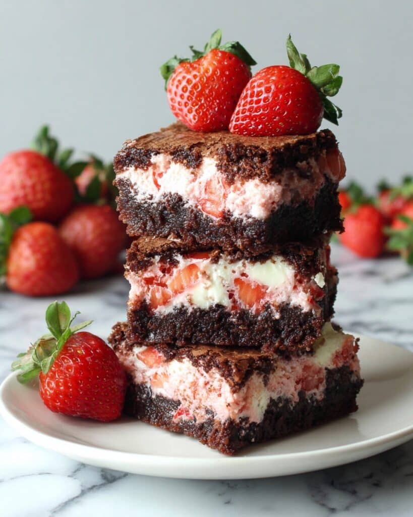 Strawberry Brownies Recipe