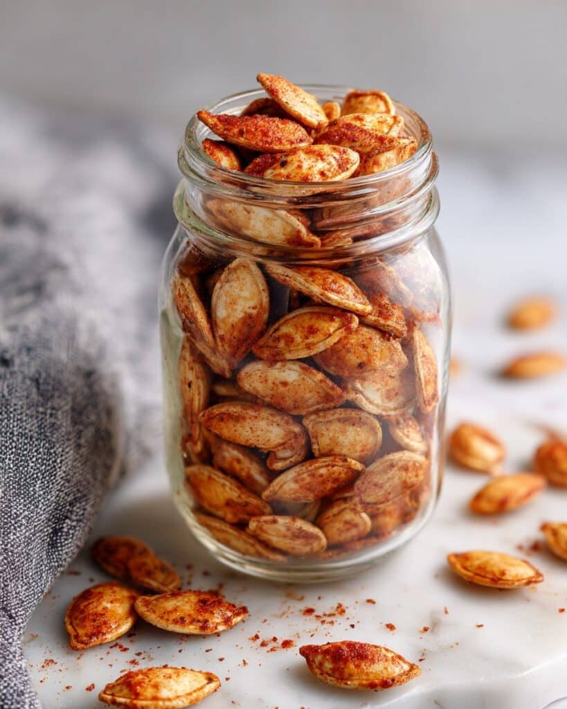Chili Roasted Pumpkin Seeds Recipe