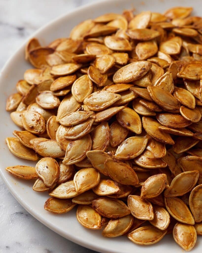 Sweet and Salty Roasted Pumpkin Seeds Recipe