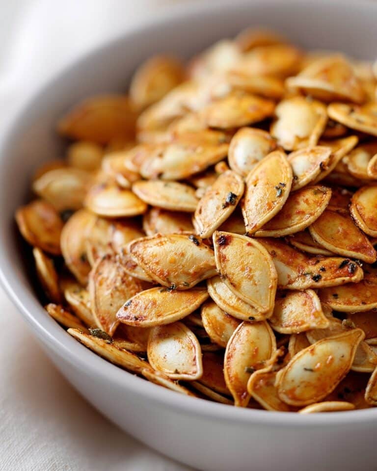Salted Roasted Pumpkin Seeds with Spiced Seasoning Recipe